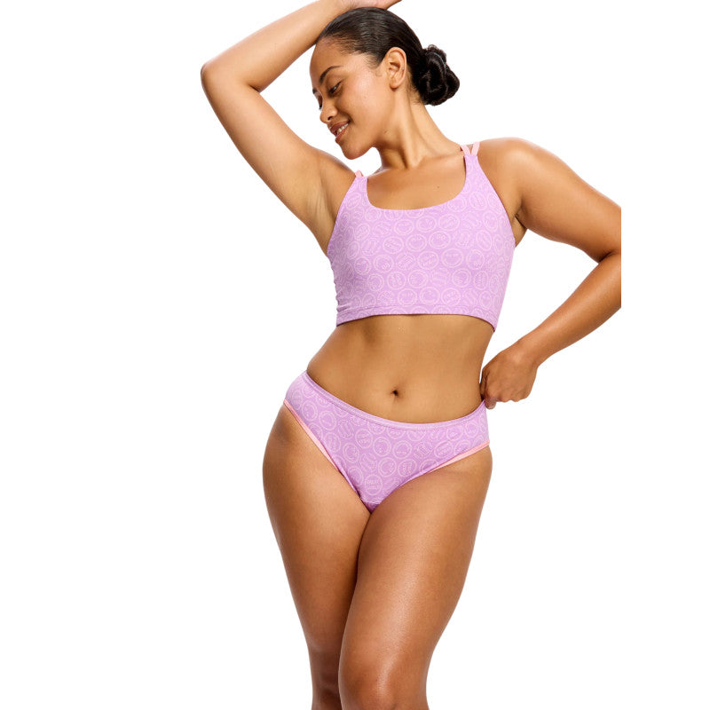 Menstruační kalhotky Modibodi Cheeky Brief Moderate-Heavy Violet (MKMCBMHV)