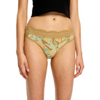 Menstruační kalhotky Modibodi Sensual Hi Waist Bikini Moderate Bellbird (MKMSHWNB)