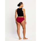 Menstruační kalhotky Modibodi Basic Mid-Rise Brief Moderate Beet Red (MKMBMRBMBR)
