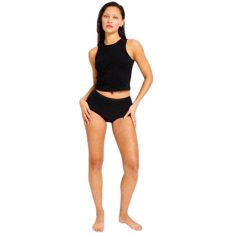 Menstruační kalhotky Modibodi Basic Full Brief Super Overnight (BSFBSOBLAW)