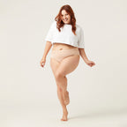 Menstruační kalhotky Modibodi Sensual Hi-Waist Bikini Light-Moderate Beige (MODI4035B)