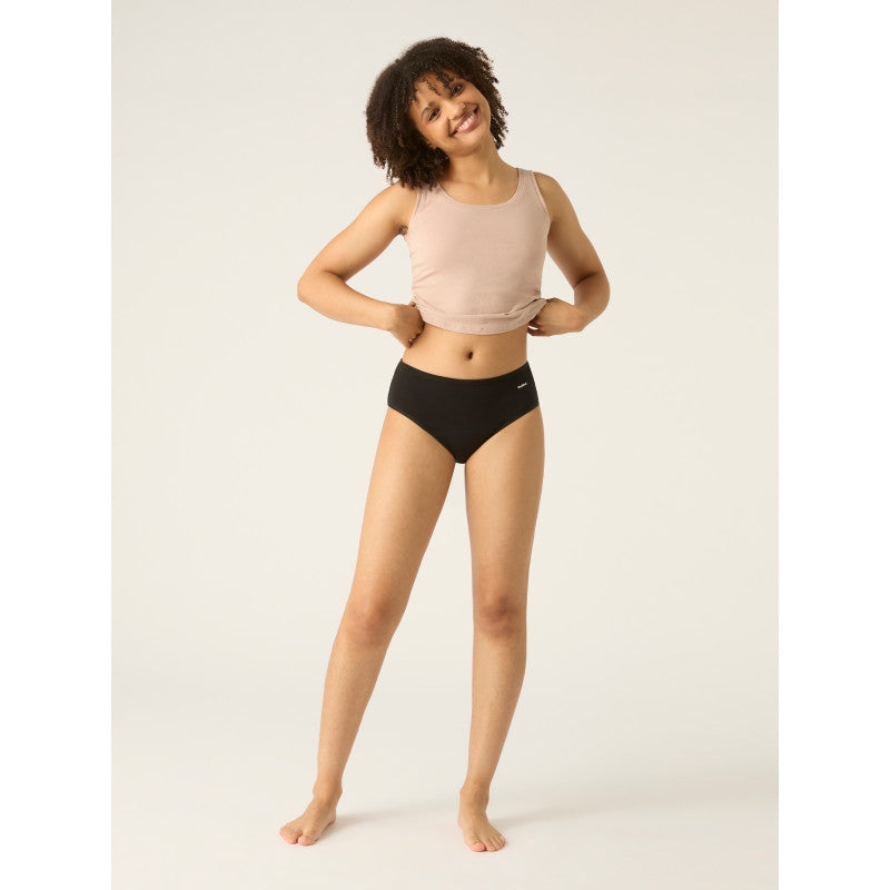 Menstruační kalhotky Modibodi Basic Mid-Rise Brief Moderate-Heavy (BSMBMHBLAW)