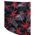 Menstruační plavky Modibodi Teen High Short Jungle Palm Black spodní díl (MODI4377)