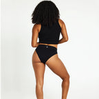 Menstruační tanga Modibodi Modicomfort Seamless Hi Waist Thong Light Teale Blue (MTMMSHWTLTB)