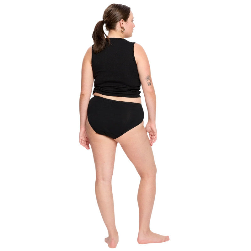 Menstruační kalhotky Modibodi Basic Mid-Rise Brief Super-Overnight (BSMBSOBLAW)