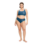 Menstruační kalhotky Modibodi Smileyworld Hi Waist Brief Super-Overnight Steel (MKMSHWBSOS)