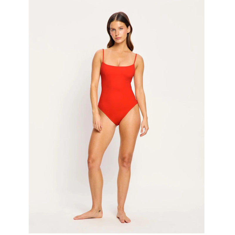 Menstruační plavky Modibodi Sunset V Neck One Piece Light Hazy Pink (MPMSVNOPLHP)