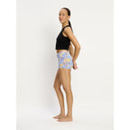 Menstruační kalhotky Modibodi Classic Boyshort Moderate Happy Daisy Blue (MKMCBMHDB)