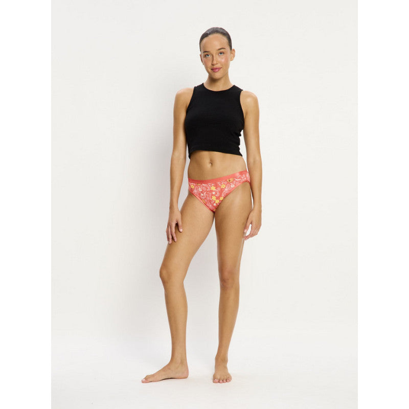 Menstruační kalhotky Modibodi Classic Bikini Moderate Boho Coral (MKMCBMBC)