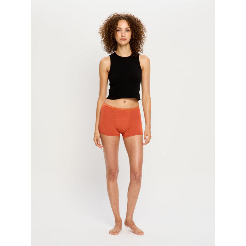 Menstruační kalhotky Modibodi Classic Boyshort Super Burnt Brick (MKMCBSBB)