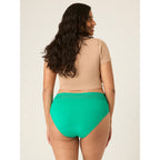 Menstruační kalhotky Modibodi Sensual Hi-Waist Bikini Moderate-Heavy Jade (MODI4038J)