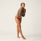 Menstruační kalhotky Modibodi Seamfree Bikini Moderate-Heavy Nutmeg (MODI4065N)