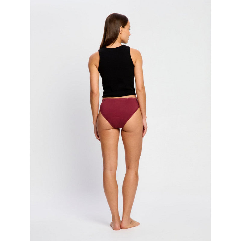 Menstruační kalhotky Modibodi Classic Bikini Moderate Bud Red (MKMCBMBR)