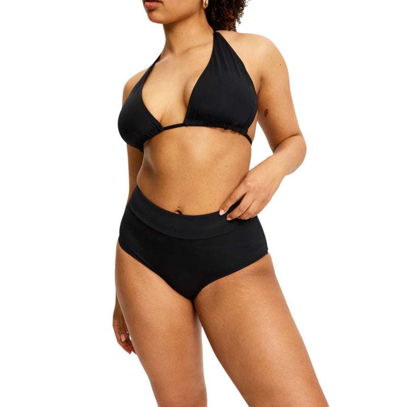 Menstruační plavky Modibodi Hi-Waist Bikini Brief High černé spodní díl (SWHKMIBLAW)