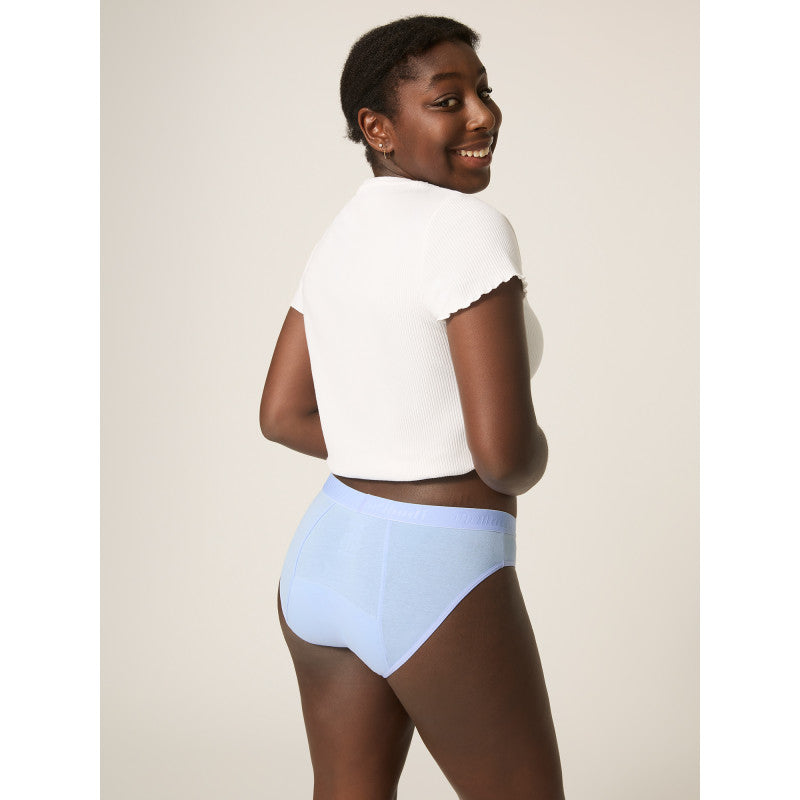 Menstruační kalhotky Modibodi Teen Hipster Bikini Moderate-Heavy Mist Blue (MODI4100MB)