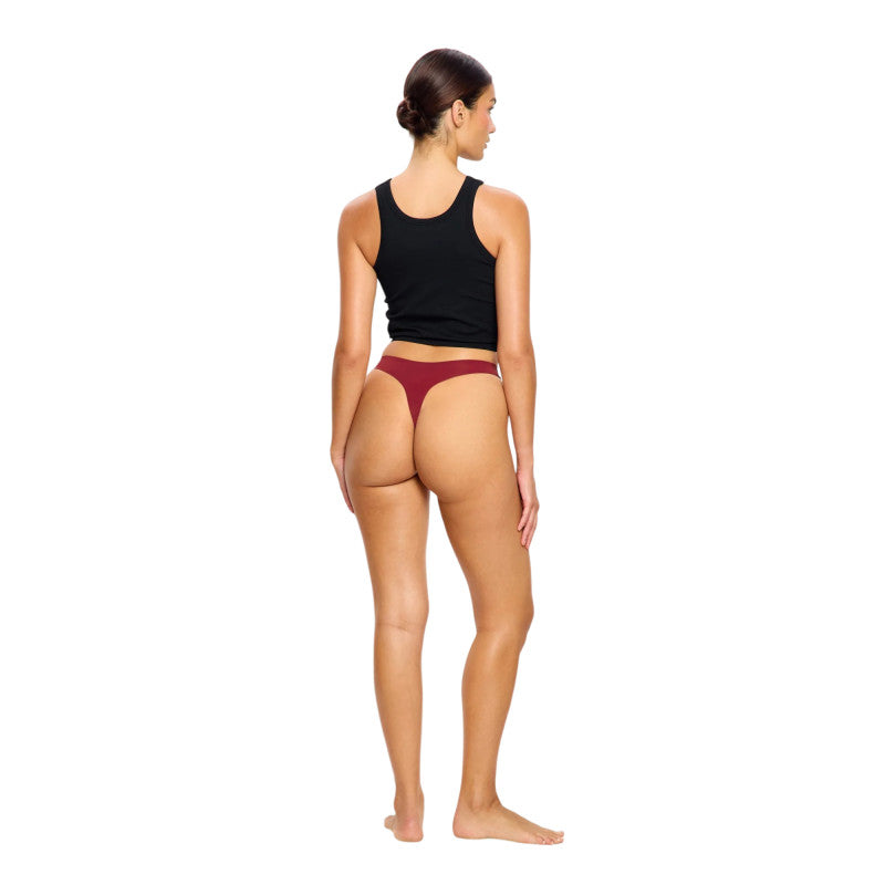 Menstruační kalhotky PUMA & Modibodi Seamfree Active Thong Light-Moderate Mist Pink (MODI4074MP)