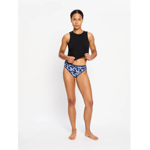 Menstruační kalhotky Modibodi Classic Bikini Super La Mer blue (FLBISOLMBW)