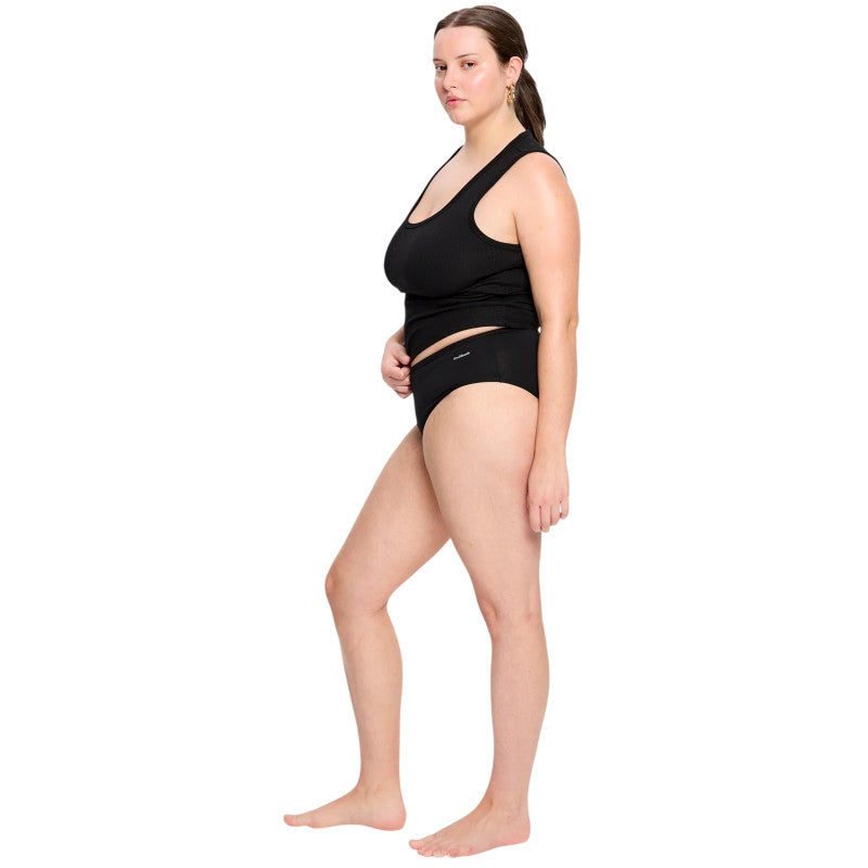 Menstruační kalhotky Modibodi Basic Mid-Rise Brief Super-Overnight (BSMBSOBLAW)
