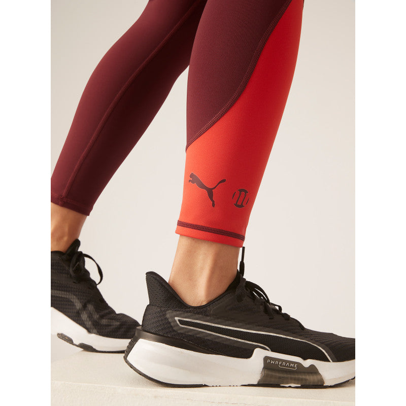 Menstruační legíny 7/8 PUMA & Modibodi Grape/Red (MODI4098LGR)