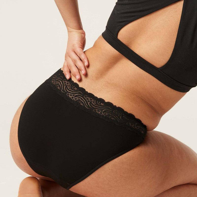 Menstruační kalhotky Modibodi Sensual Hi-Waist Bikini Light-Moderate (MODI4035)