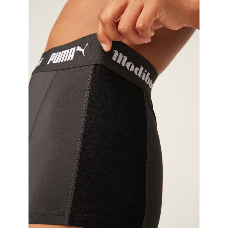 Menstruační kalhotky PUMA & Modibodi Active Boyshort Moderate-Heavy Dark (MODI4097)