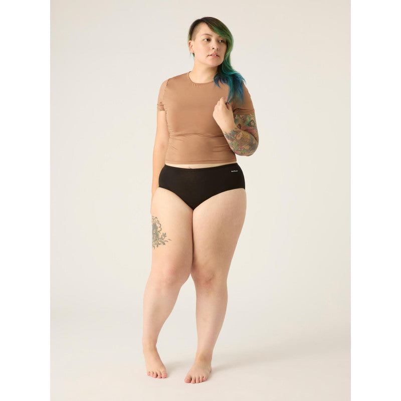 Menstruační kalhotky Modibodi Basic Mid-Rise Brief Moderate-Heavy (BSMBMHBLAW)