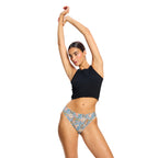 Menstruační kalhotky Modibodi Seamfree Bikini Moderate-Heavy Midnight Blue Floral (MODI4065MBF)