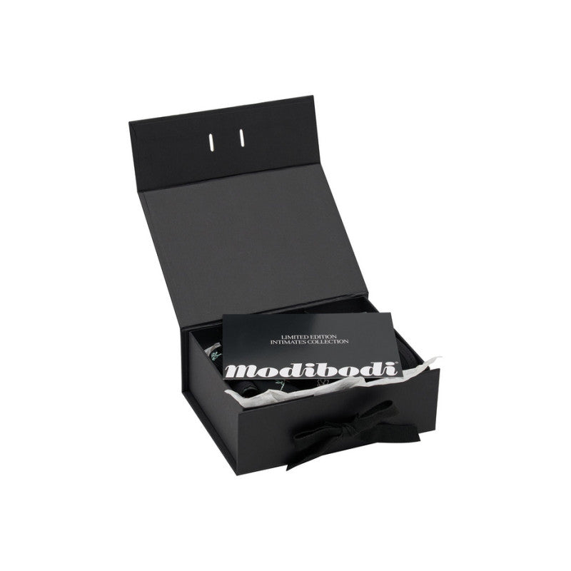 Menstruační kalhotky Modibodi Intimates V Day Hi Waist Brief Moderate-Heavy Black Rose (MKMIVDHWBMHBR)