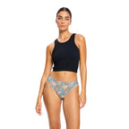 Menstruační kalhotky Modibodi Seamfree Bikini Moderate-Heavy Midnight Blue Floral (MODI4065MBF)