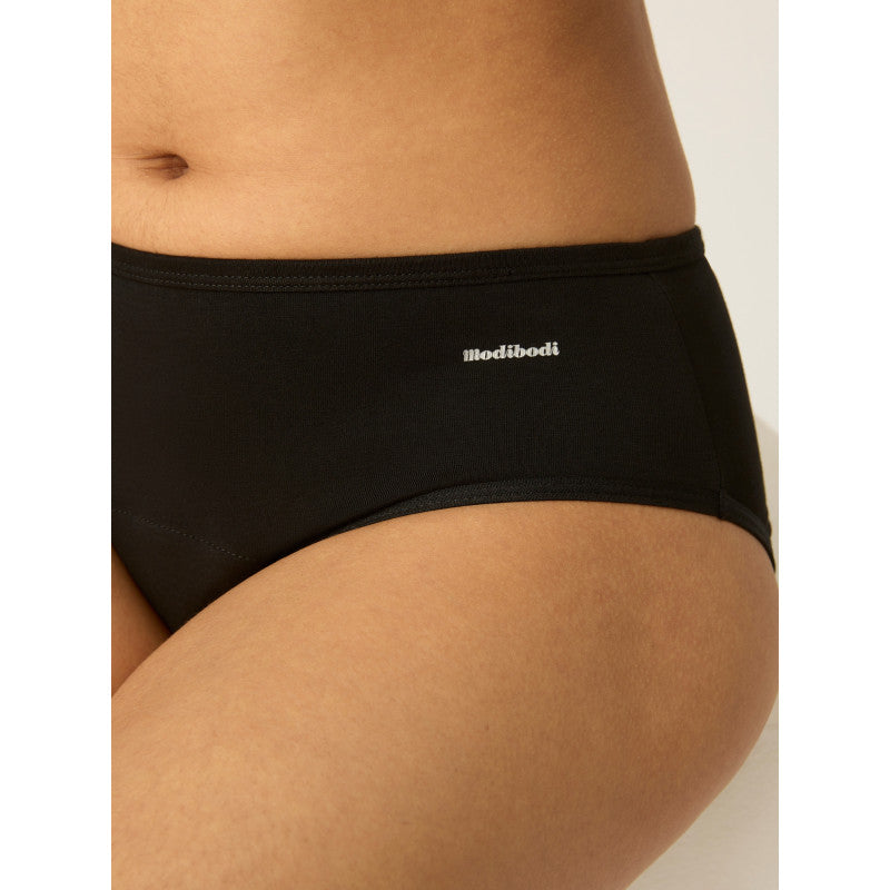 Menstruační kalhotky Modibodi Basic Mid-Rise Brief Moderate-Heavy - VYBALENÉ (MODI4110VYB)