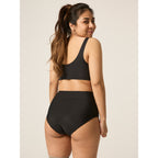 Menstruační plavky Modibodi Hi-Waist Bikini Brief Light-Moderate černé spodní díl (SWSBHKLMBLAW)