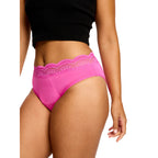 Menstruační kalhotky Modibodi Sensual Hi Waist Bikini Super Electric Fuchsia (MKMSEF)