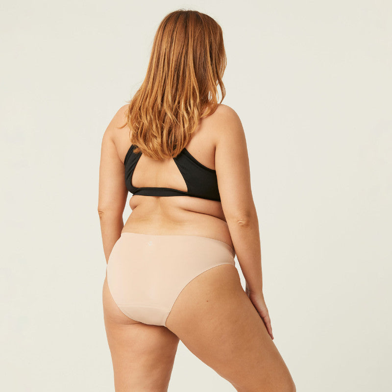Menstruační kalhotky Modibodi Seamfree Bikini Moderate-Heavy Cashew (MODI4065C)