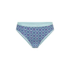 Menstruační kalhotky Modibodi Classic Bikini Light-Moderate Dusky Geo Blue - VYBALENÉ (MODI4010DGBVYB)