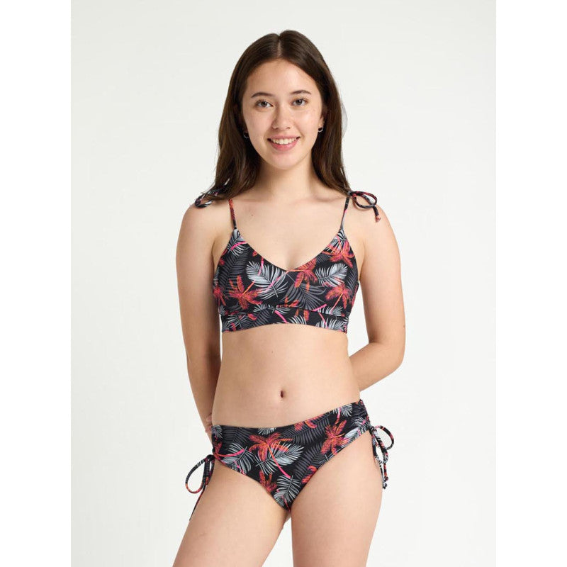 Menstruační plavky Modibodi Teen High Bikini Jungle Palm Black spodní díl (MODI4375JPB)