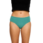 Menstruační kalhotky Modibodi Basic Mid-Rise Brief Moderate Teal Green (MKMBMRBMHTG)