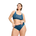 Menstruační kalhotky Modibodi Smileyworld Hi Waist Brief Super-Overnight Steel (MKMSHWBSOS)