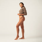 Menstruační kalhotky Modibodi Seamfree Bikini Moderate-Heavy Nutmeg (MODI4065N)