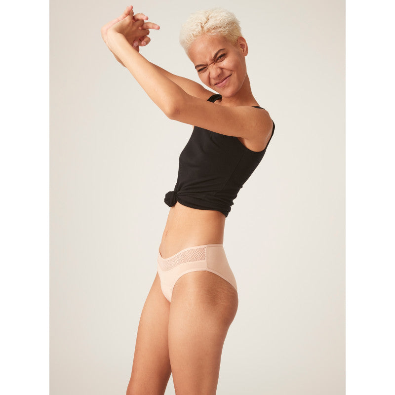 Menstruační kalhotky Modibodi Sensual Bikini Light-Moderate Beige (MODI4050B)
