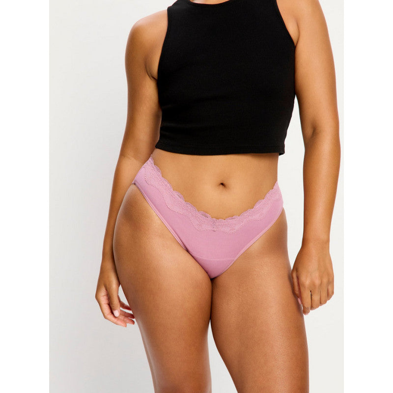 Menstruační kalhotky Modibodi Cassia V Cheeky Brief Light Dusky Orchid (MKMCVCBLDO)