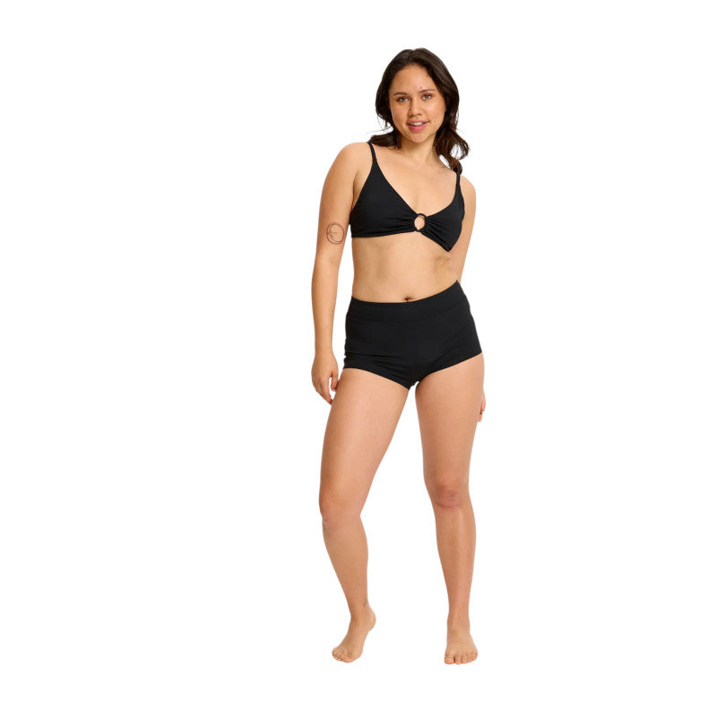 Menstruační plavky Modibodi Short High černé spodní díl (SWSCHIBLAW)