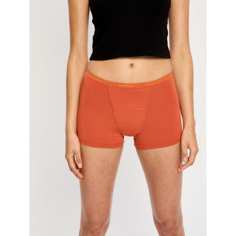 Menstruační kalhotky Modibodi Classic Boyshort Super Burnt Brick (MKMCBSBB)