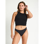 Menstruační kalhotky PUMA & Modibodi Seamfree Active Thong Light-Moderate Onyx Grey (MODI4074OG)