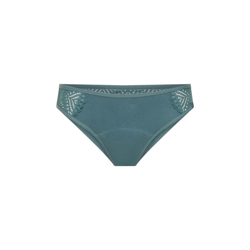 Menstruační kalhotky Modibodi Sensual Cheeky Brief Moderate-Heavy Arizona Blue (MODI4032AB)