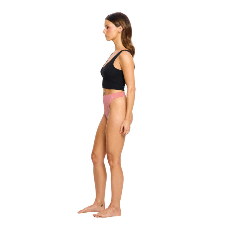 Menstruační kalhotky PUMA & Modibodi Seamfree Active Thong Light-Moderate Mist Pink (MODI4074MP)