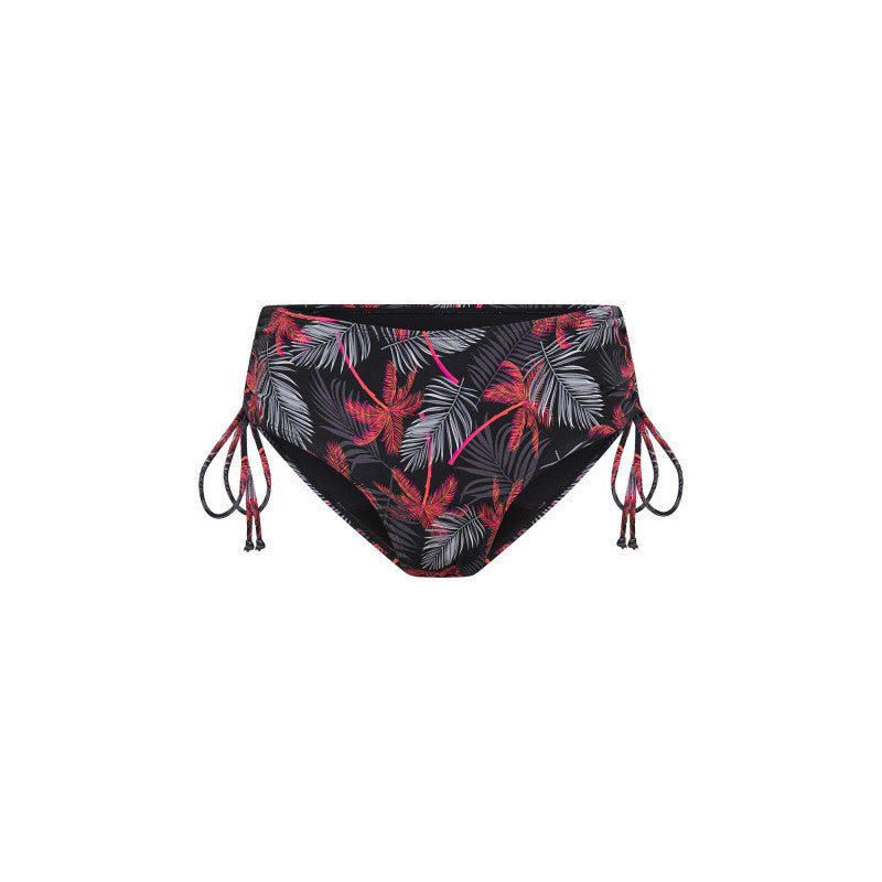 Menstruační plavky Modibodi Teen High Bikini Jungle Palm Black spodní díl (MODI4375JPB)