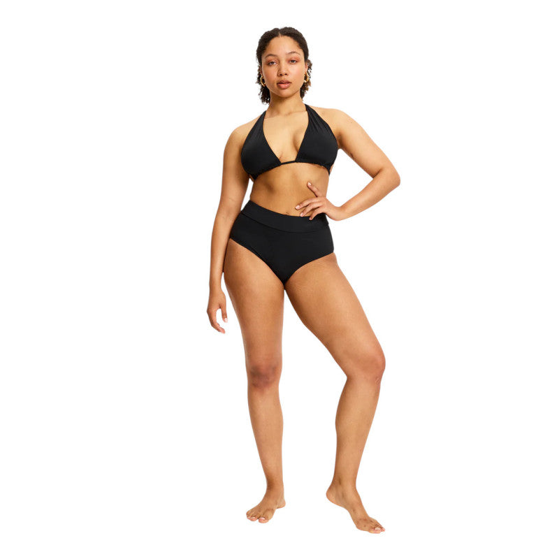 Menstruační plavky Modibodi Hi-Waist Bikini Brief High černé spodní díl (SWHKMIBLAW)