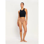 Menstruační tanga Modibodi Modicomfort Seamless Hi Waist Thong Light Teale Blue (MTMMSHWTLTB)