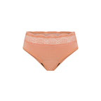 Menstruační kalhotky Modibodi Sensual Hi Waist Bikini Light Cameo Peach (MKMSHWLCP)