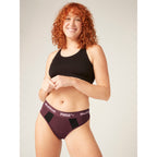 Menstruační tanga PUMA & Modibodi Active Thong Super Light Grape (MTPMATSLG)